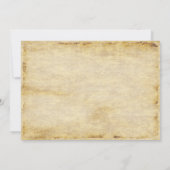 は虫の誕生日の招待状,は虫のショー 招待状 (裏面)