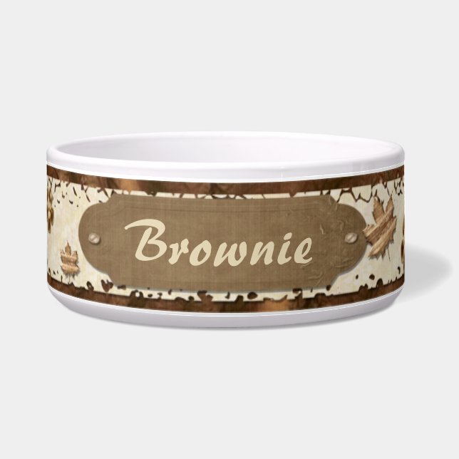 は離れ茶色だ ボウル (正面)