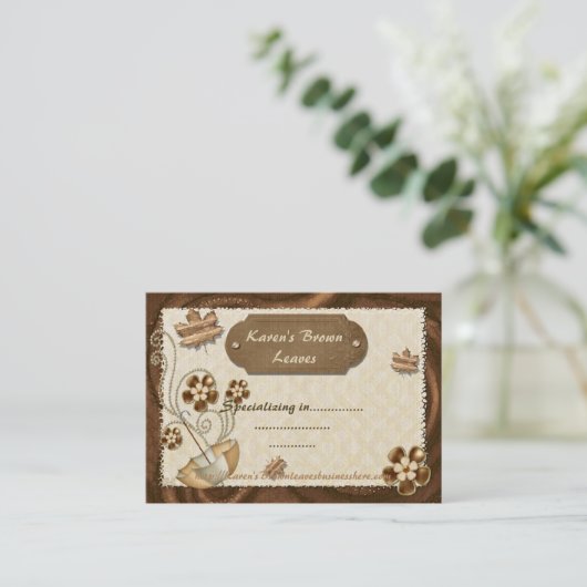 は離れ茶色だ 割引カード (スタンド正面)