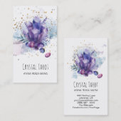 *~*は霊魂宇宙宇宙CrystalsTarotを主演します 名刺 (正面/裏面)