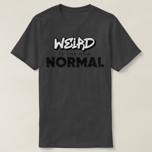 は風変わり新しい法線 Tシャツ (デザイン正面)