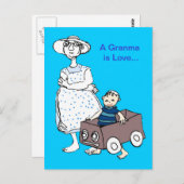 ばあちゃんは愛 ポストカード (正面/裏面)