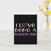 ばあばでいることが大好き キュートでクールなばあば カード (黄色い花)