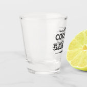 ばあクールねエババーパーティーおもしろいタイポグラフィ ショットグラス (左)