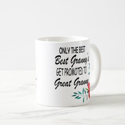 ばあ最高のちゃんだけおばあちゃんに昇素晴らし進する コーヒーマグカップ (正面右)