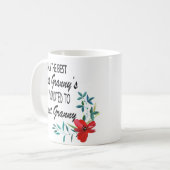  ばあ最高のちゃんだけおばあちゃんに昇素晴らし進する コーヒーマグカップ (正面左)