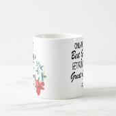  ばあ最高のちゃんだけおばあちゃんに昇素晴らし進する コーヒーマグカップ (中央)