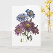 ばいせん業者の水色がすぐに好調に カード (黄色い花)