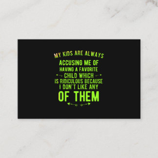 ばかおもしろいげた子 名刺