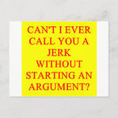 ばかおもしろいり侮辱 ポストカード (正面)