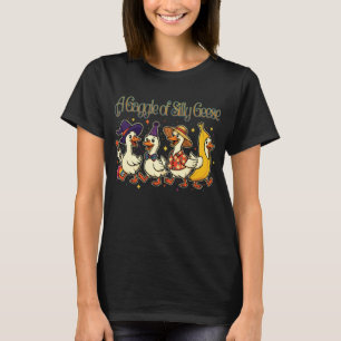 ばかげたガチョウのコスチューム カオス Tシャツ