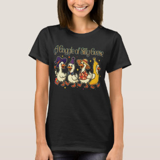 ばかげたガチョウのコスチューム カオス Tシャツ