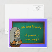 ばかげたポストカード ポストカード (正面/裏面)