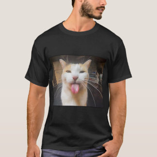 ばかげた猫のミーム Tシャツ