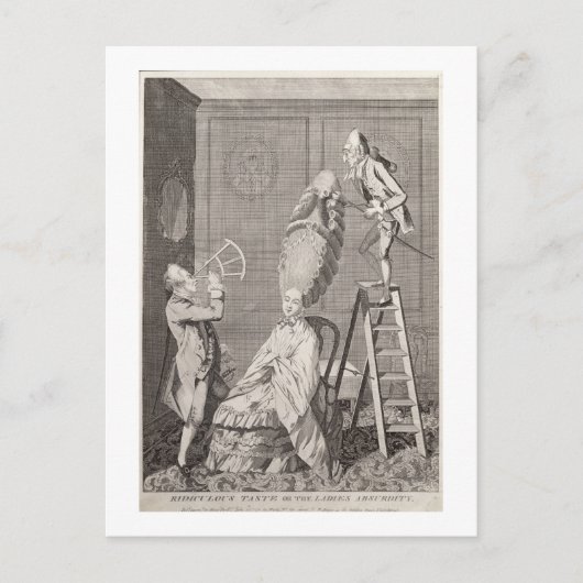 ばかげた趣味、または女性の愚かさ、発行者 ポストカード (正面)