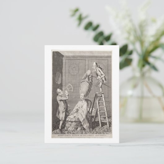 ばかげた趣味、または女性の愚かさ、発行者 ポストカード (スタンド正面)