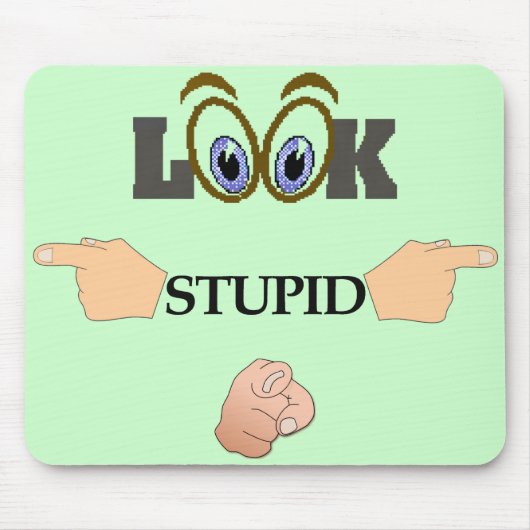 ばかげて見えるマウスパッド マウスパッド (正面)