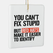 ばかなことをするはずが無い セラミックオーナメント (右)