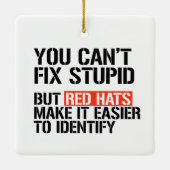 ばかなことをするはずが無い セラミックオーナメント (裏面)