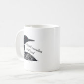 ばかなカナダオオカミ鳥 コーヒーマグカップ (正面左)