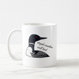 ばかなカナダオオカミ鳥 コーヒーマグカップ
