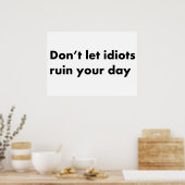 ばかにされて死ぬな ポスター (キッチン)