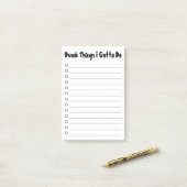 ばかのTo-Doリスト ポストイット (デスク上)