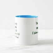 ばかは自由に見ます マグカップ (中央)