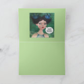 ばかばかしいお酒を飲んで、私は宣伝をしてきた カード (内部)