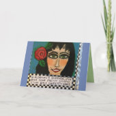 ばかばかしいお酒を飲んで、私は宣伝をしてきた カード (正面)