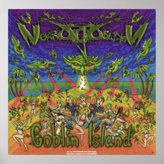 ばかばかしいほど大きな「ゴブリン島」のポスター ポスター