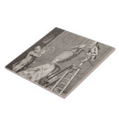 ばかばかしい好みか女性不条理のパブ。 によって タイル (側面)