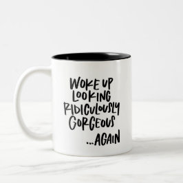 ばかばかしく豪華な2音調のコーヒーマグ ツートーンマグカップ