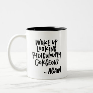 ばかばかしく豪華な2音調のコーヒーマグ ツートーンマグカップ