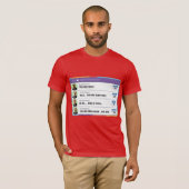 ばかボス間違って人を解雇 Tシャツ (正面フル)