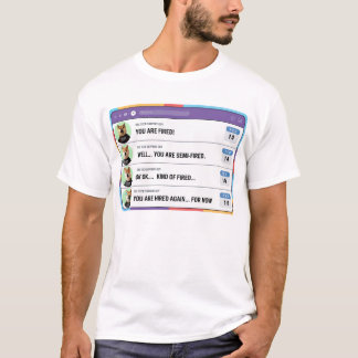 ばかボス間違って人を解雇 Tシャツ