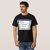 ばかボス間違って人を解雇 Tシャツ (正面フル)