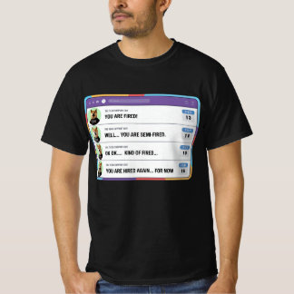 ばかボス間違って人を解雇 Tシャツ