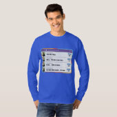 ばかボス間違って人を解雇 Tシャツ (正面フル)