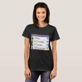 ばかボス間違って人を解雇 Tシャツ (正面フル)