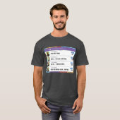 ばかボス間違って人を解雇 Tシャツ (正面フル)