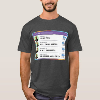 ばかボス間違って人を解雇 Tシャツ