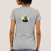 ばかボス間違って人を解雇 Tシャツ (裏面)