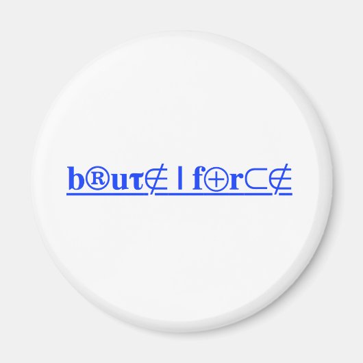 ばか力者 マグネット (正面)