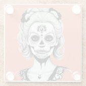 ばか女 ガラスコースター (裏面)