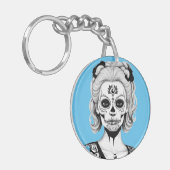 ばか女 キーホルダー (正面左)