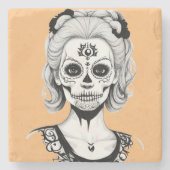 ばか女 ストーンコースター (正面)