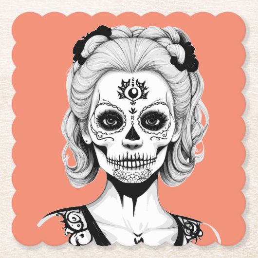 ばか女 ペーパーコースター (正面)