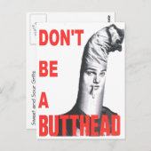 ばか者になるな ポストカード (正面/裏面)