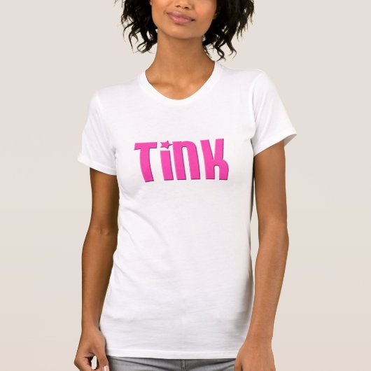 ばか者のピンクの女性Tinkワイシャツ Tシャツ (正面)